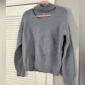 Stitchdrop light blue/Gray Sweater